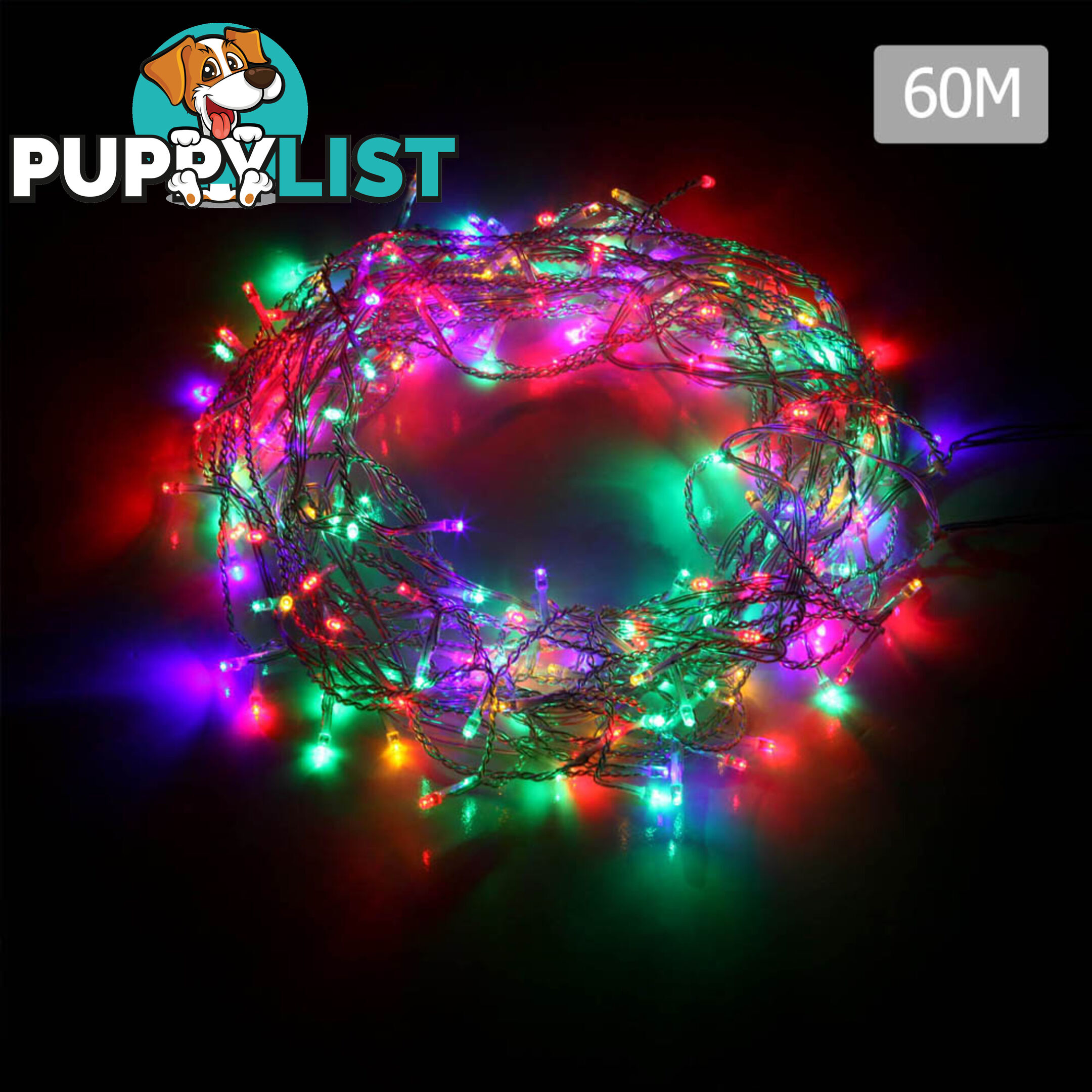 500 LED Christmas String Lights Multi Colour