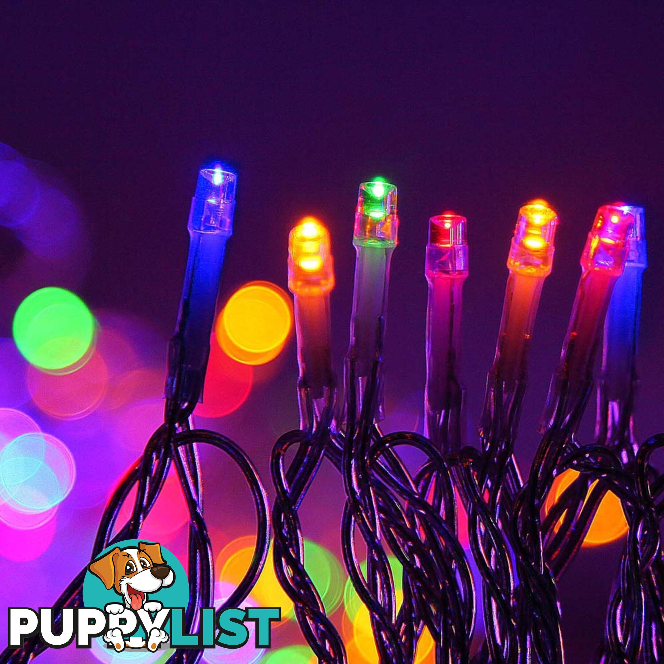 500 LED Christmas String Lights Multi Colour