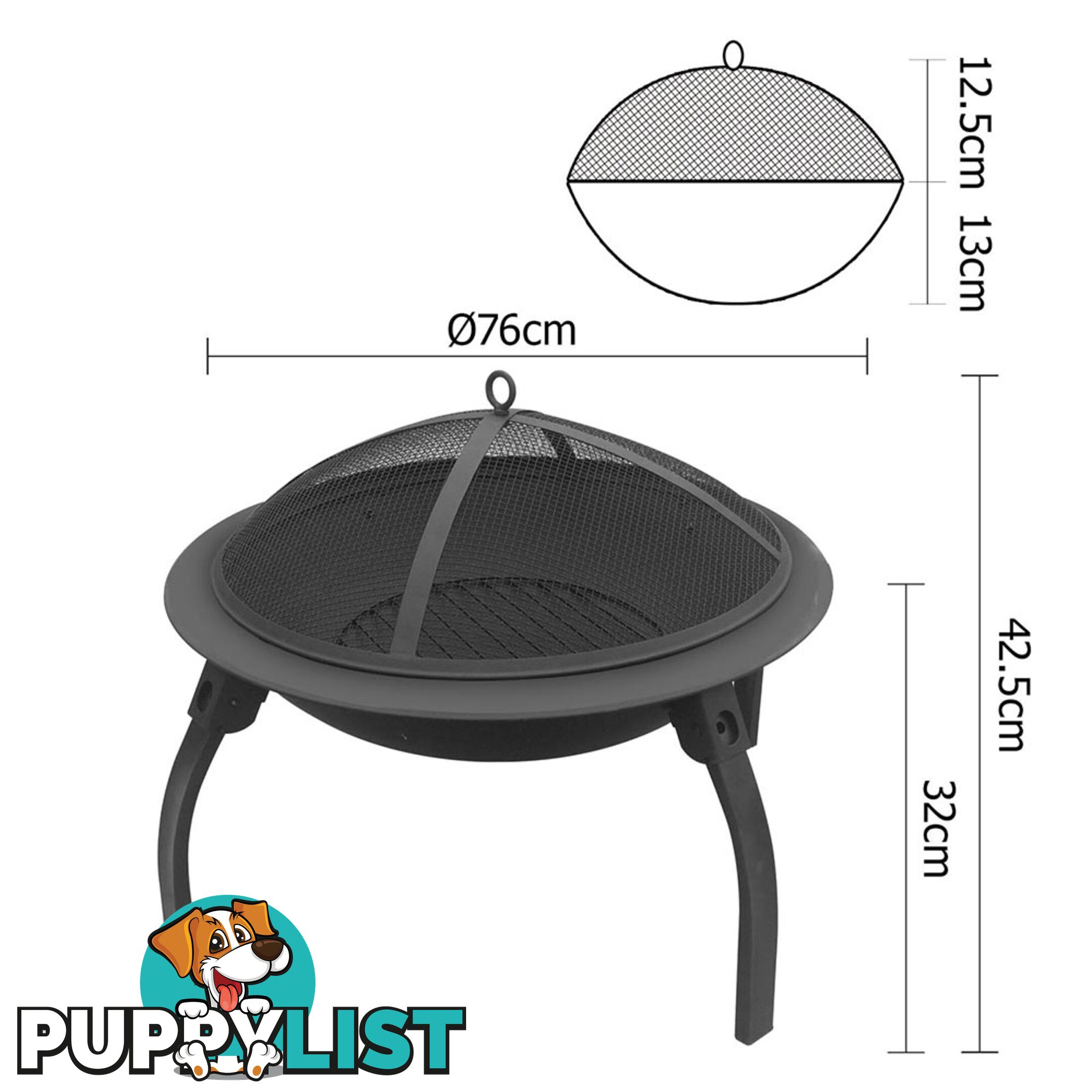 30 Inch Portable Fire Pit