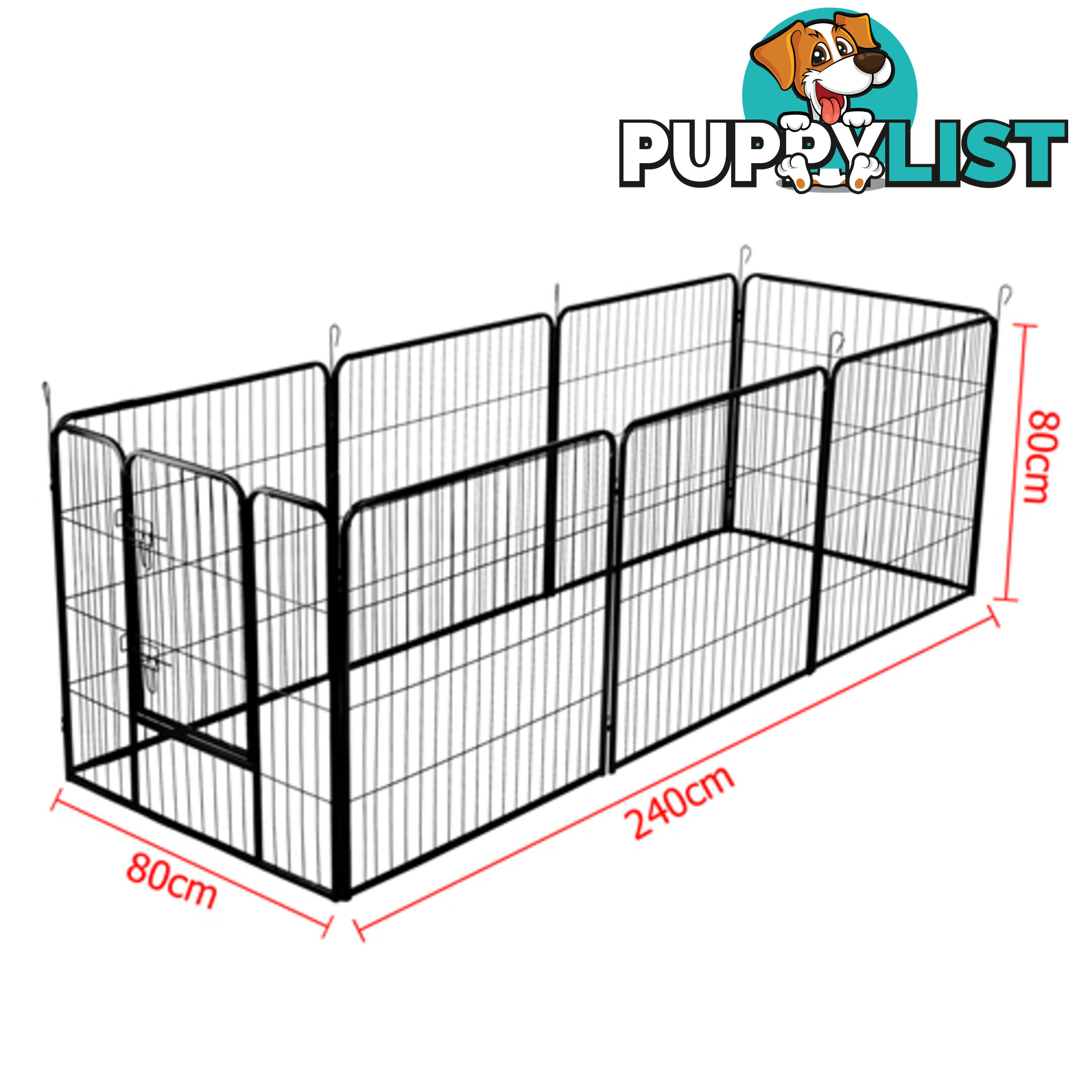 8 Panels Pet Dog Exercise Playpen