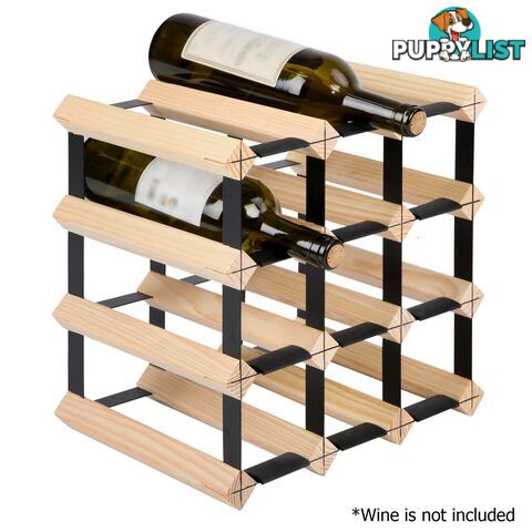 Timber Wine Rack 12 Bottles