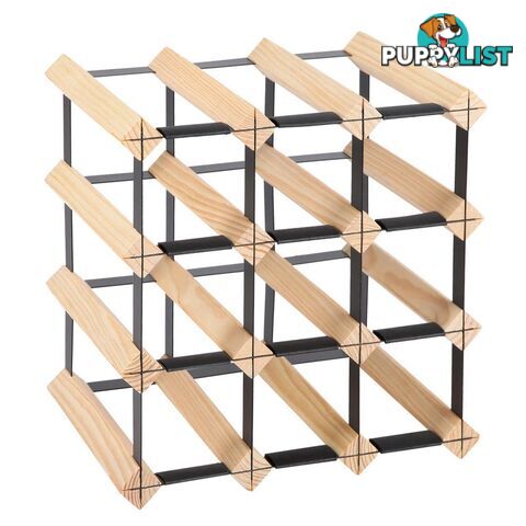 Timber Wine Rack 12 Bottles