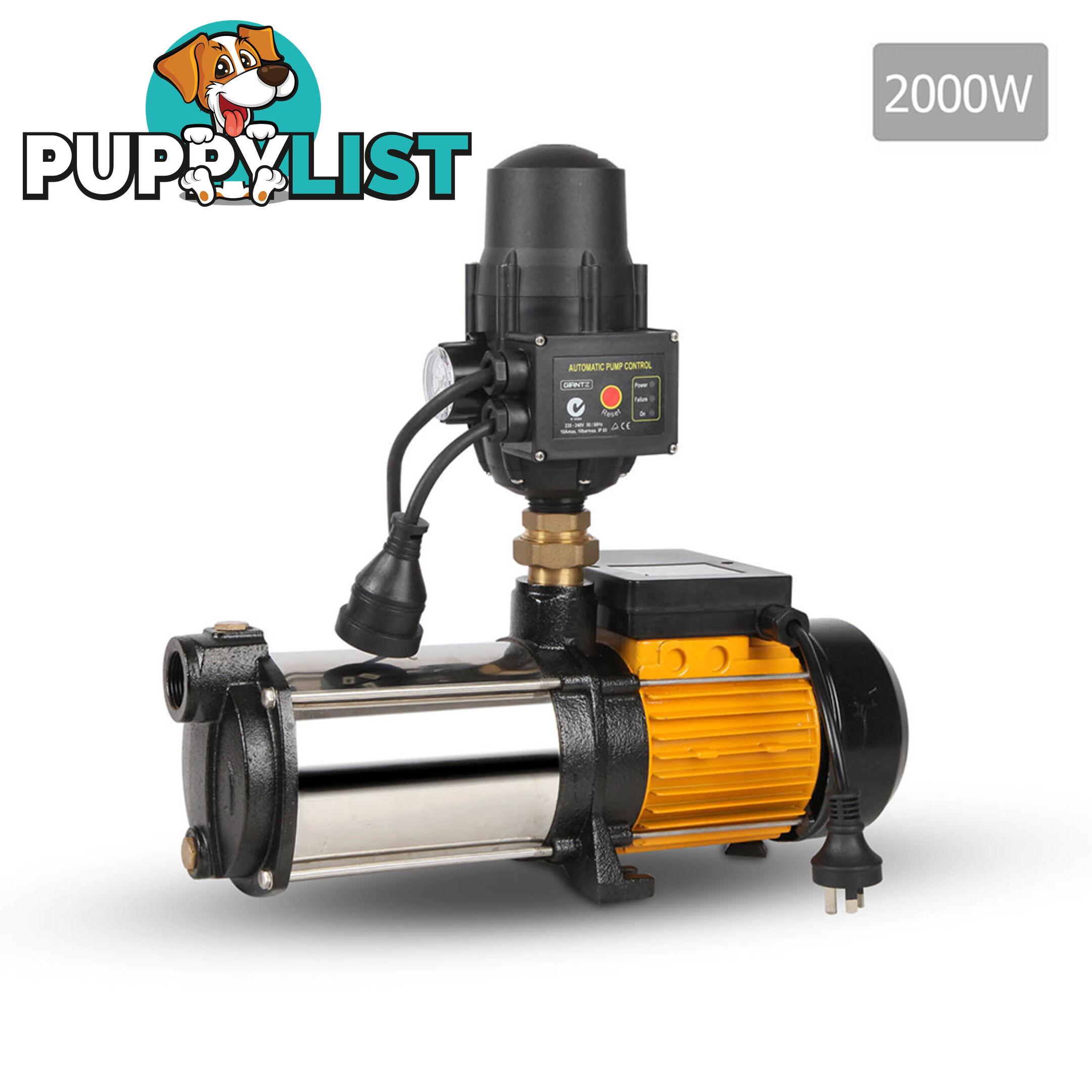 2000W  7200L/H Flow Rate Pressure Pump