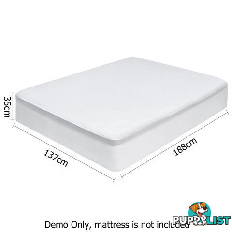 Waterproof Bamboo Mattress Protector - Double