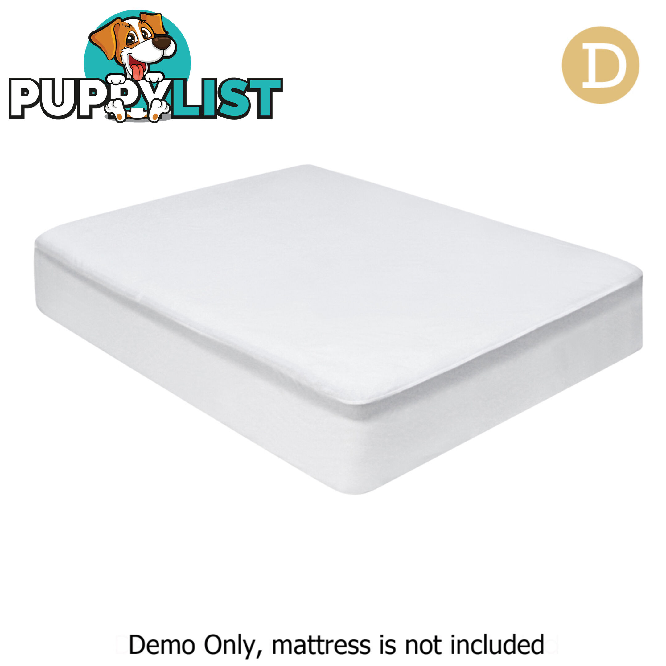 Waterproof Bamboo Mattress Protector - Double