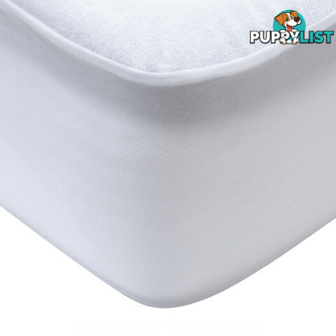 Waterproof Bamboo Mattress Protector - Double