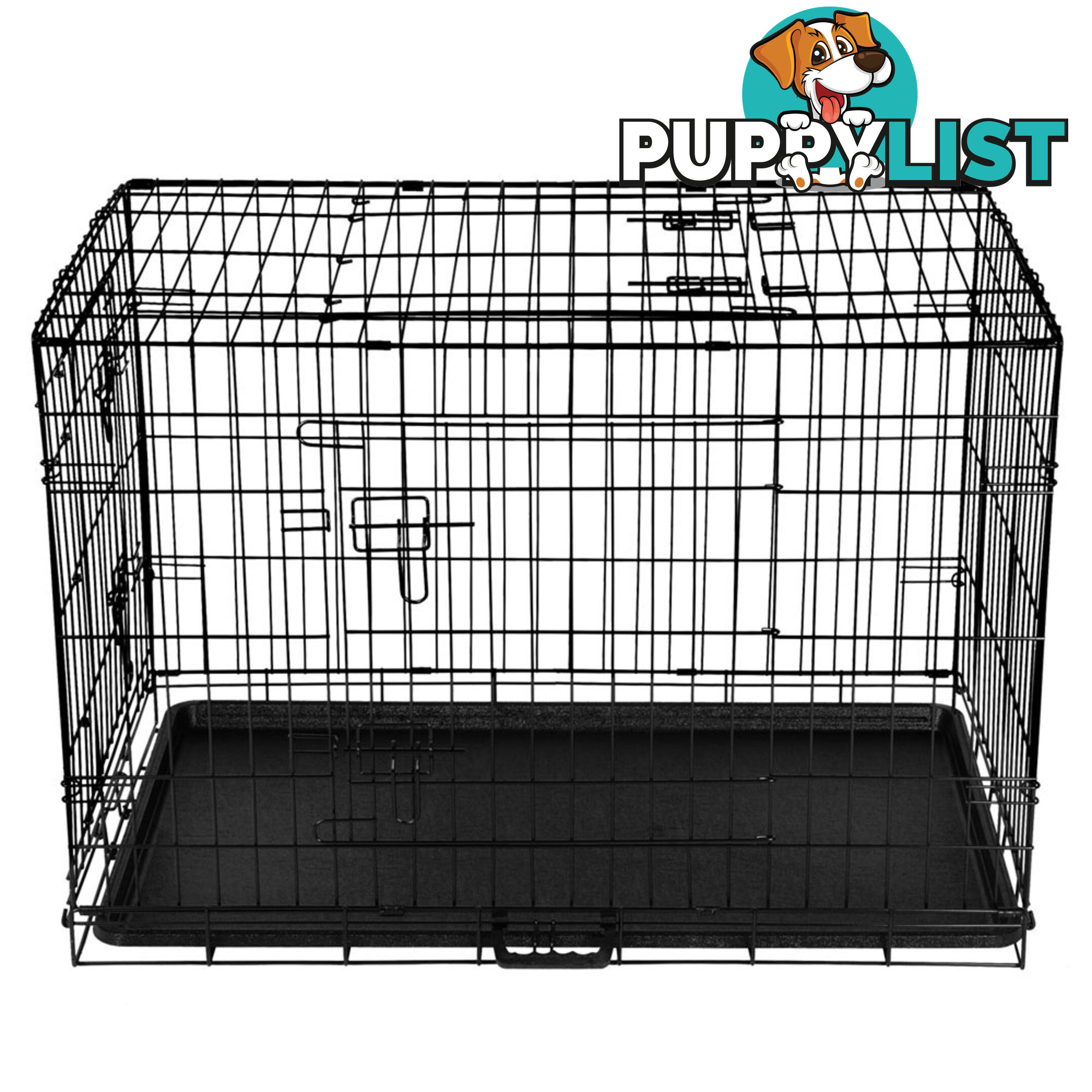 Metal Collapsible Dog Cage 36IN