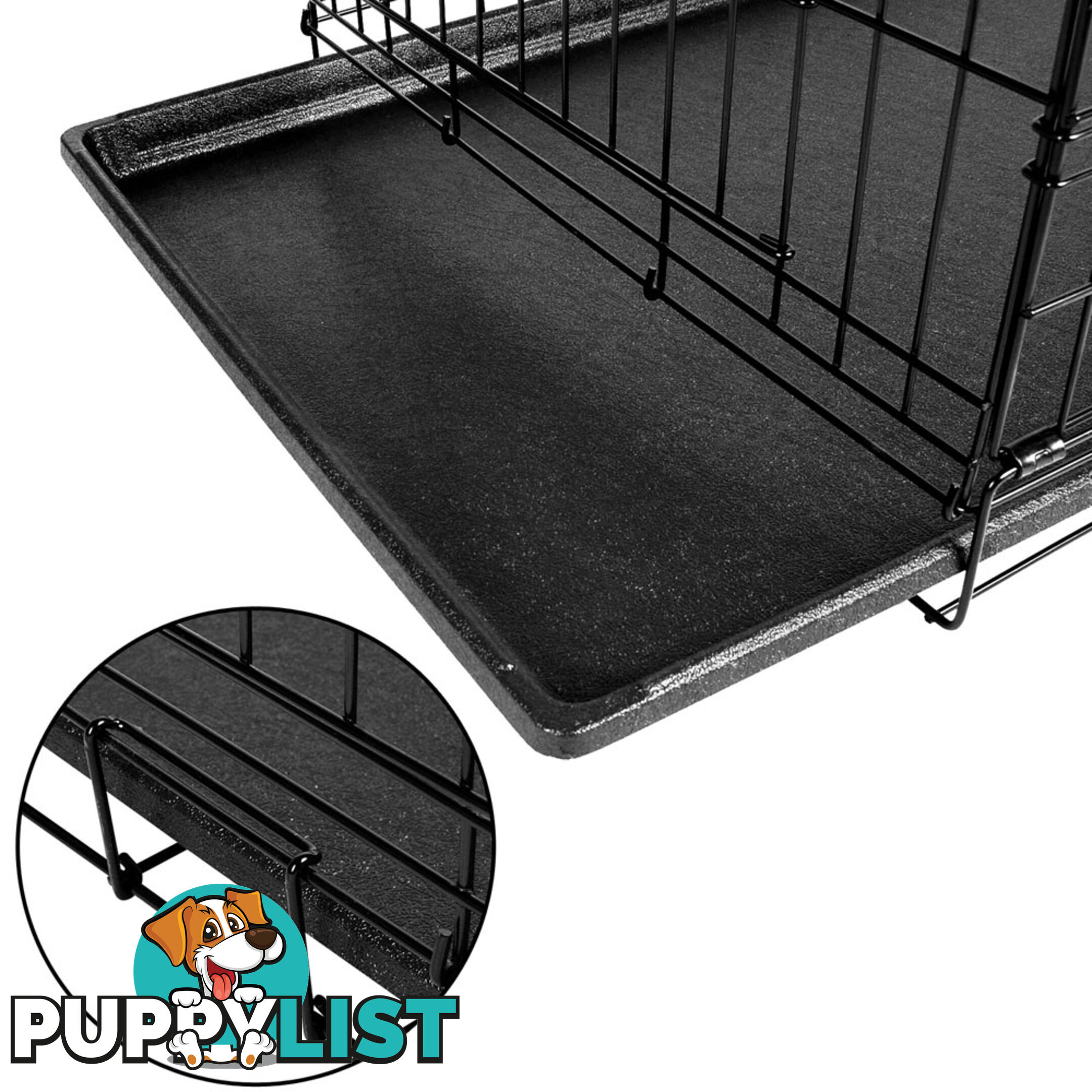 Metal Collapsible Dog Cage 36IN