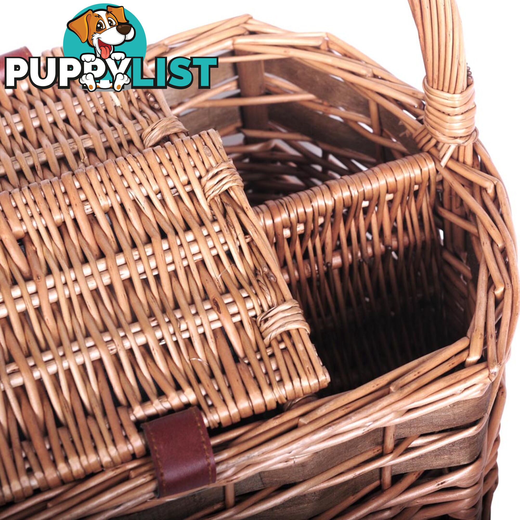 4 Person Picnic Basket Set with Blanket Black