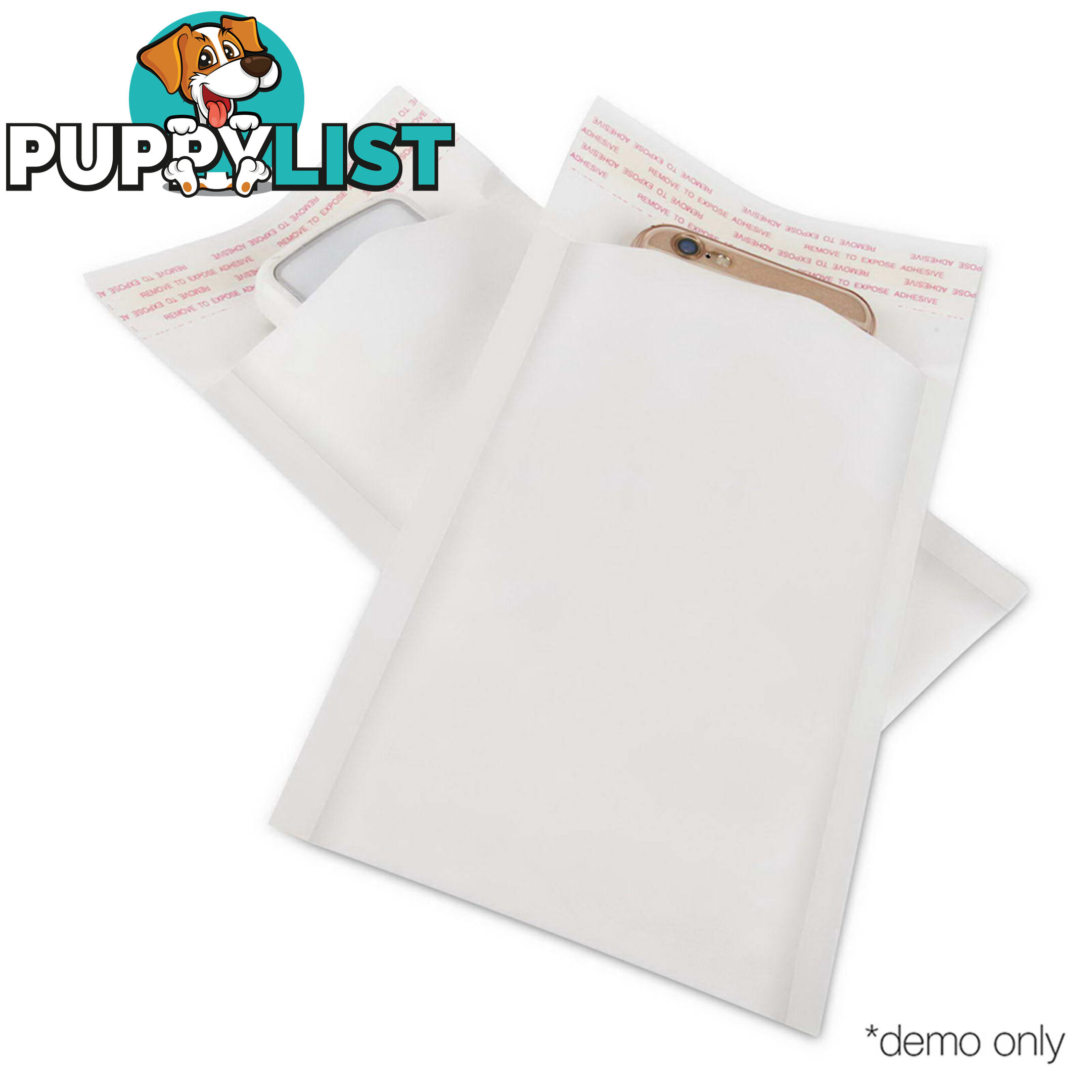 Set of 100 Bubble Padded Mailer Bag - 100mm x 180mm