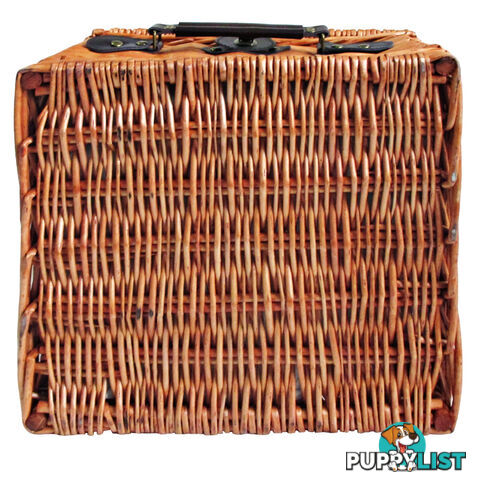 2 Person Picnic Basket Set w/ Cooler Bag Blanket