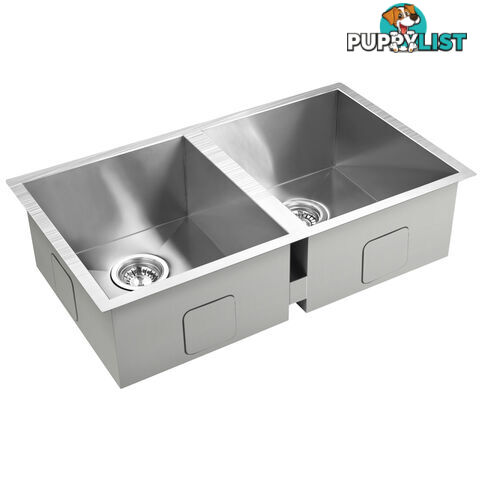 Stainless Steel Kitchen/Laundry Sink w/ Strainer Waste 770 x 450 mm