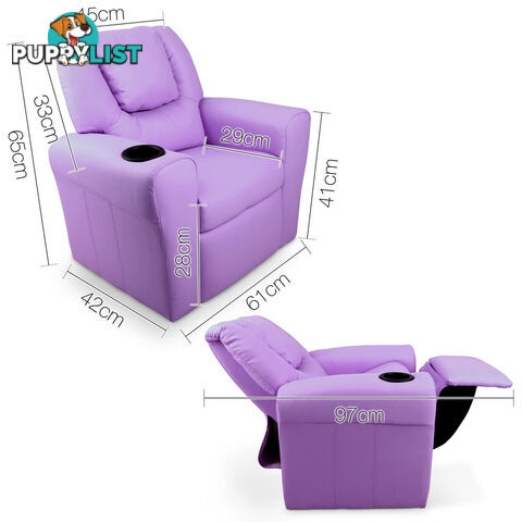 Kids Recliner - Purple