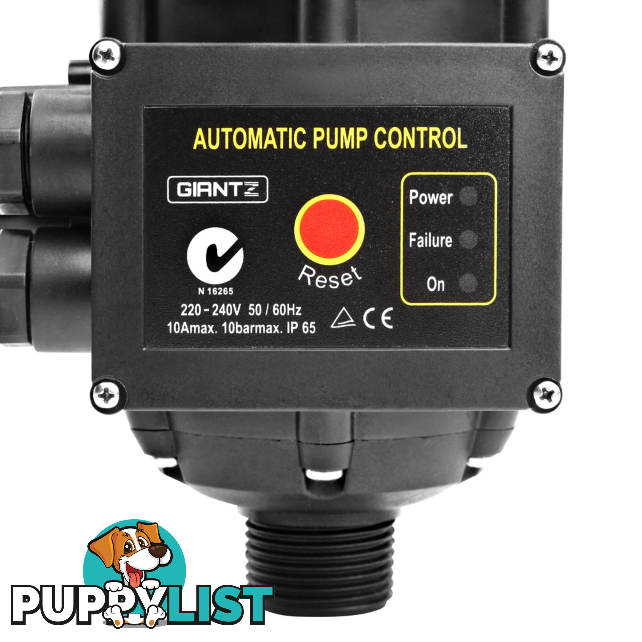 Adjustable Pressure Switch Water Pump Controller Black