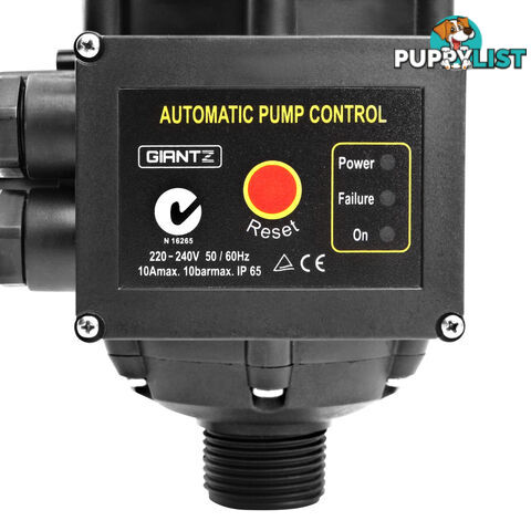 Adjustable Pressure Switch Water Pump Controller Black