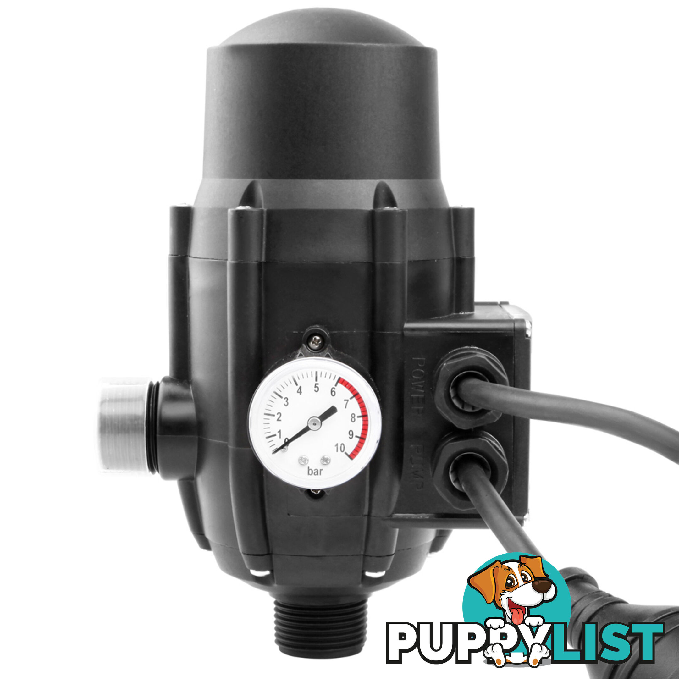 Adjustable Pressure Switch Water Pump Controller Black