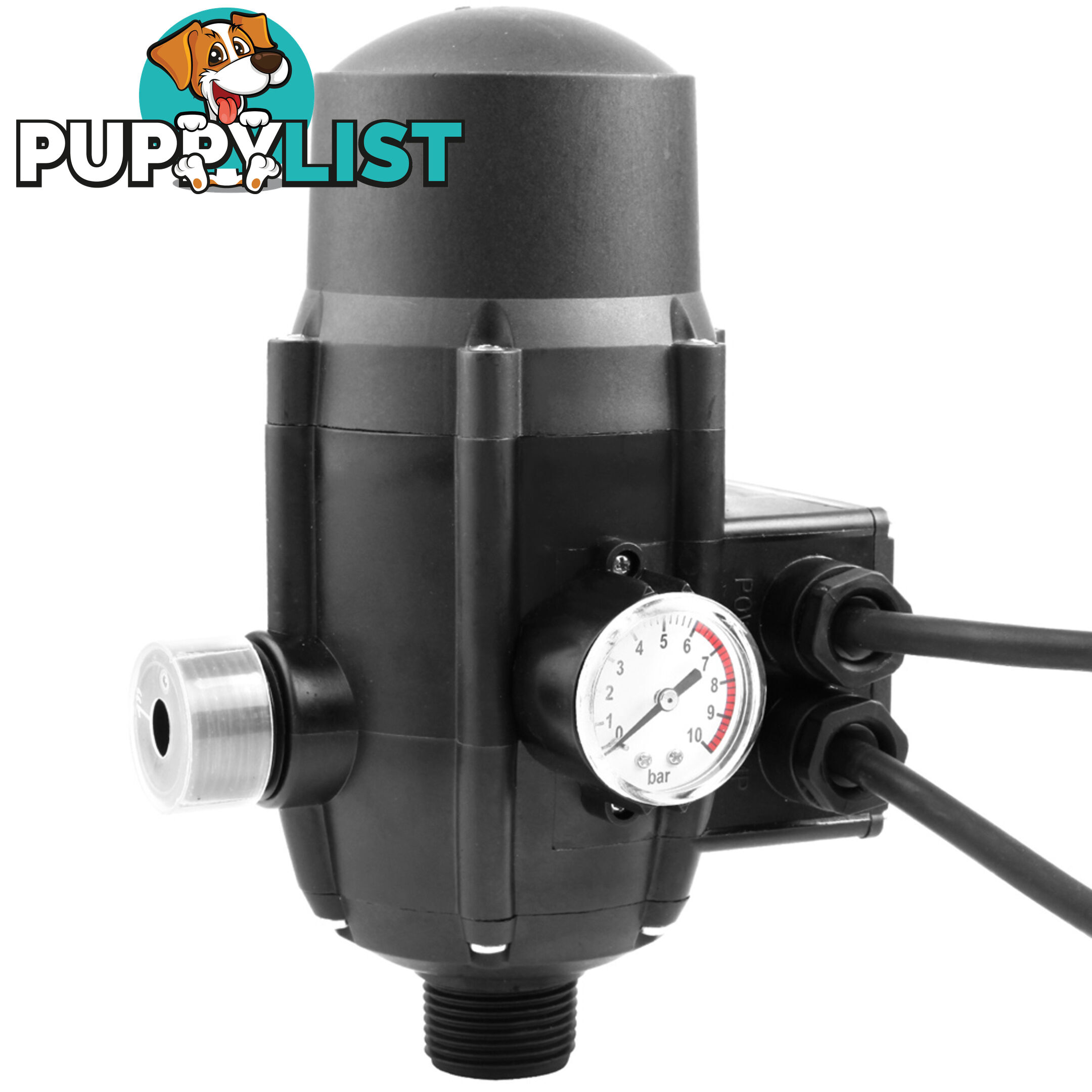 Adjustable Pressure Switch Water Pump Controller Black