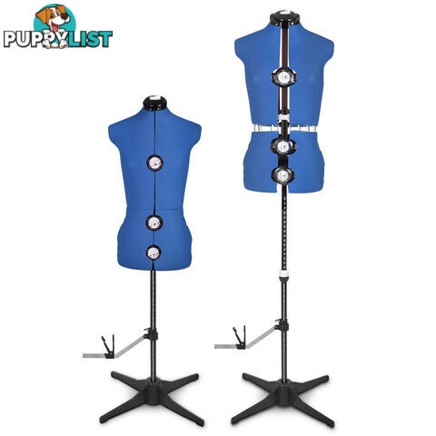 Adjustable Dressmaking Mannequin SZ8-14 - Blue