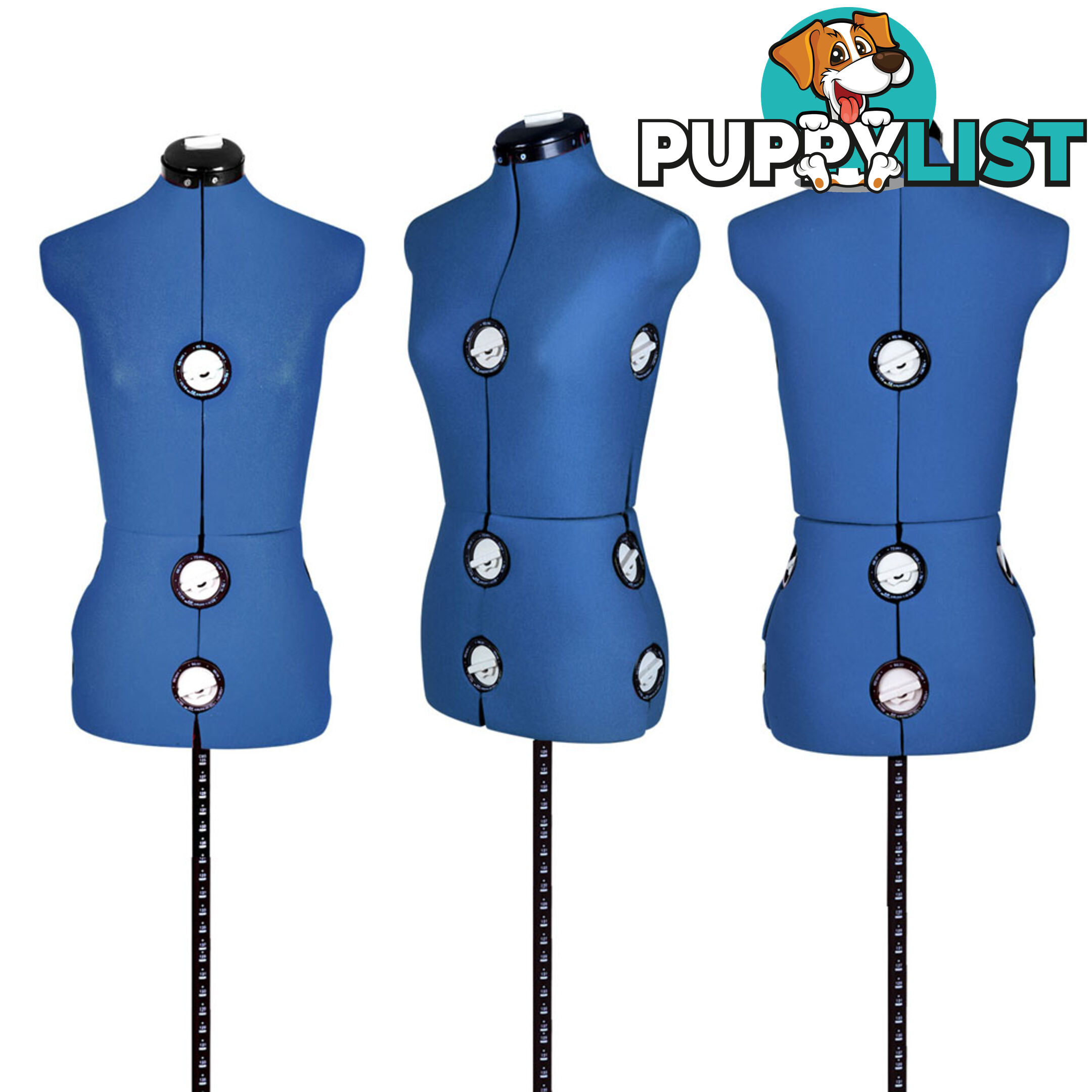 Adjustable Dressmaking Mannequin SZ8-14 - Blue