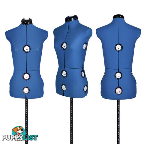 Adjustable Dressmaking Mannequin SZ8-14 - Blue