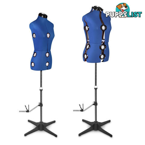 Adjustable Dressmaking Mannequin SZ8-14 - Blue