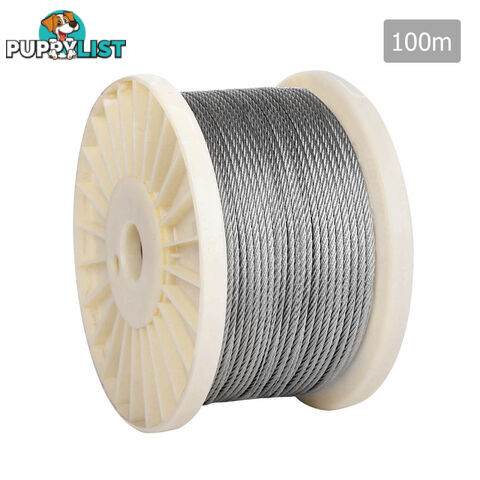 7 x 7 Marine Stainless Steel Wire Rope 100M