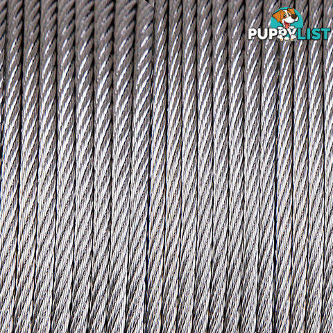 7 x 7 Marine Stainless Steel Wire Rope 100M