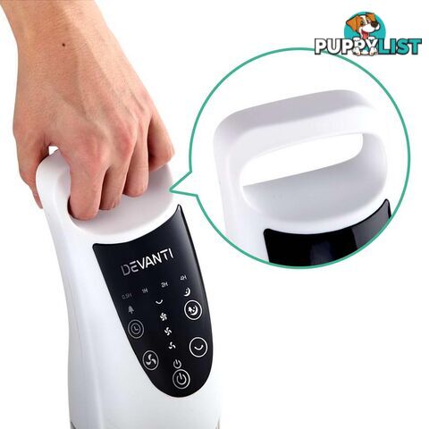 3 Speed Tower Fan  with Remote Control - White