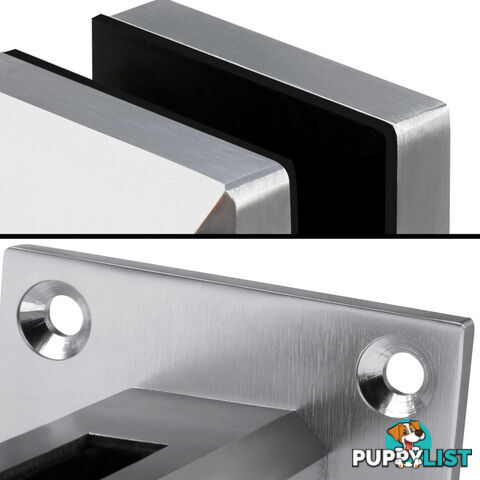 Frameless Glass Aluminium Mount Square