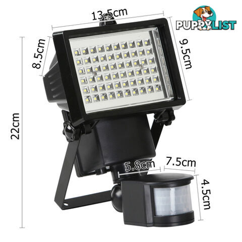 60 LED Solar Sensor Outdoor Light