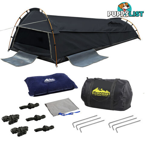 Deluxe King Single Swag Camping Swag Grey