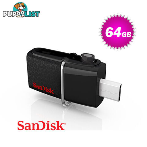 Sandisk SDDD2-064G OTG-64G Ultra Dual USB 3.0 Pen Drive