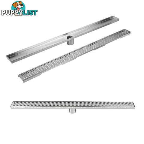 Square Stainless Steel Shower Grate Drain Floor Bathroom 900mm