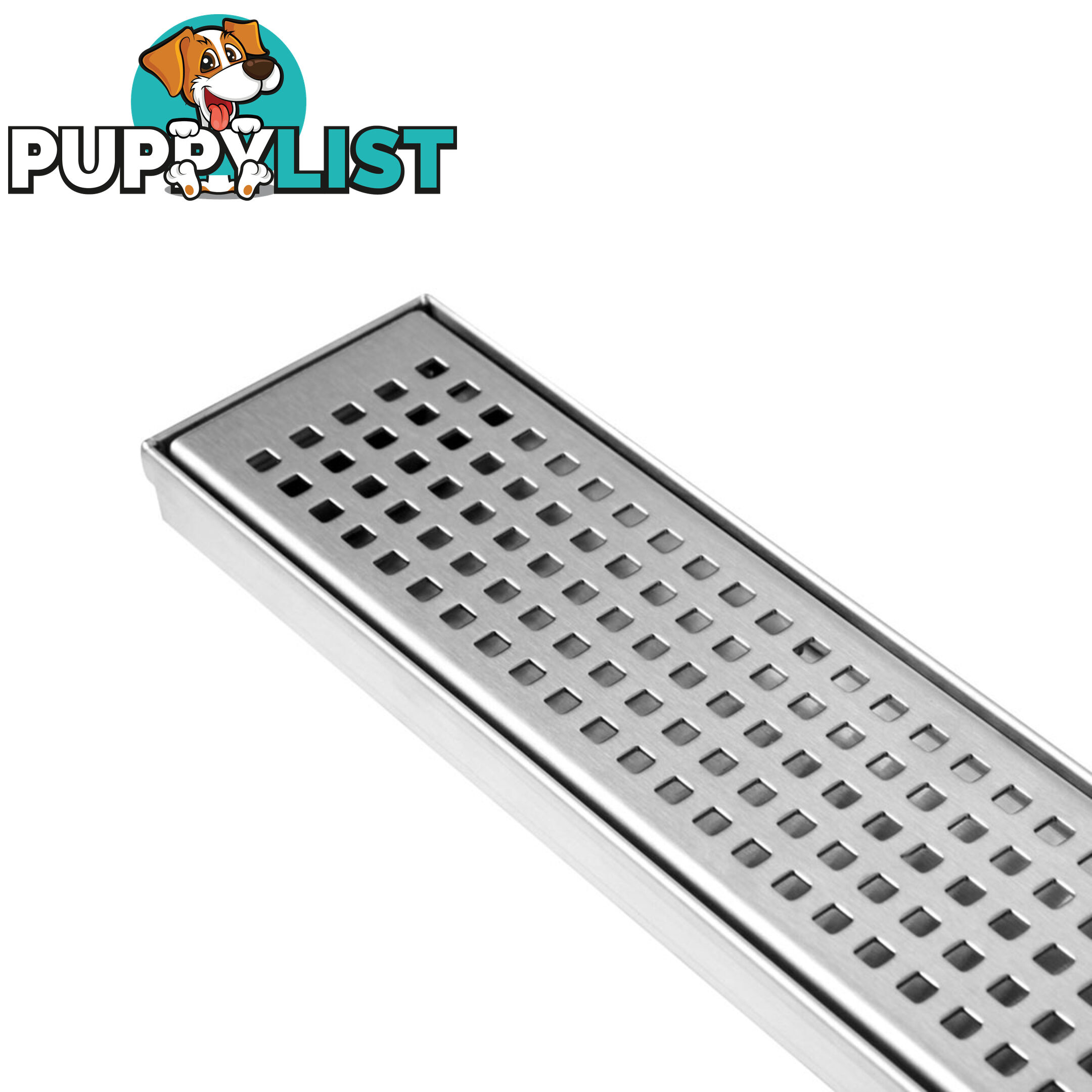 Square Stainless Steel Shower Grate Drain Floor Bathroom 900mm