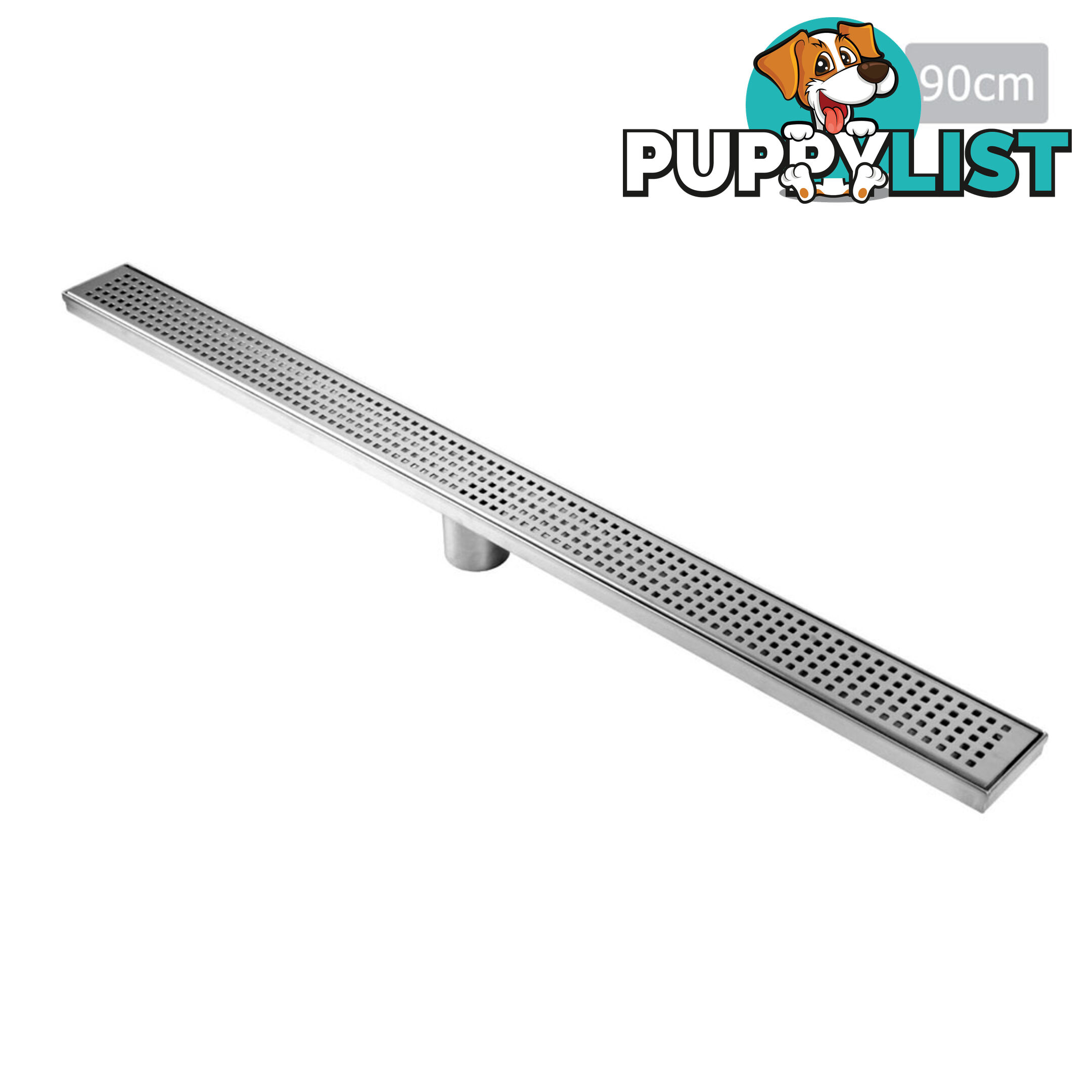 Square Stainless Steel Shower Grate Drain Floor Bathroom 900mm