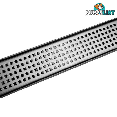 Square Stainless Steel Shower Grate Drain Floor Bathroom 900mm