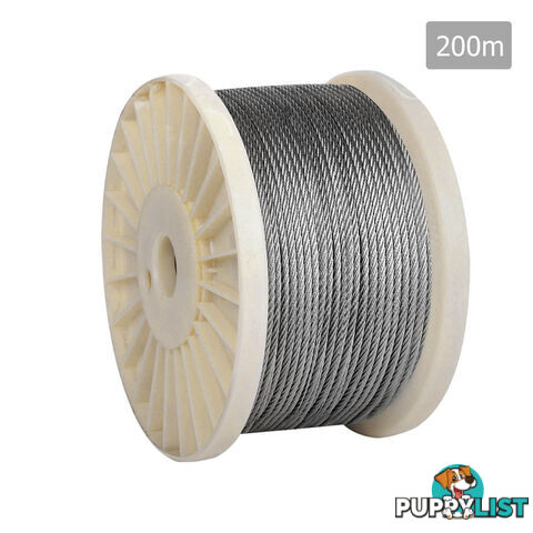 7 x 7 Marine Stainless Steel Wire Rope 200M