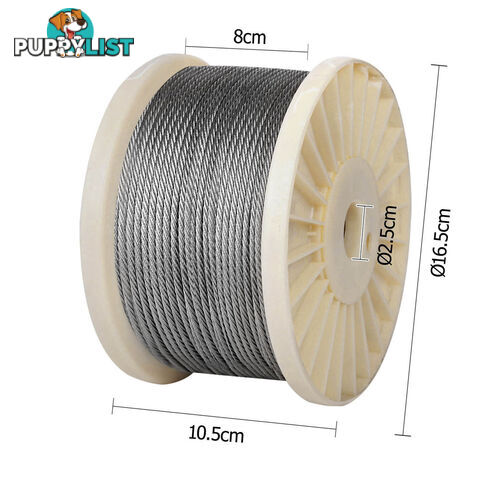 7 x 7 Marine Stainless Steel Wire Rope 200M