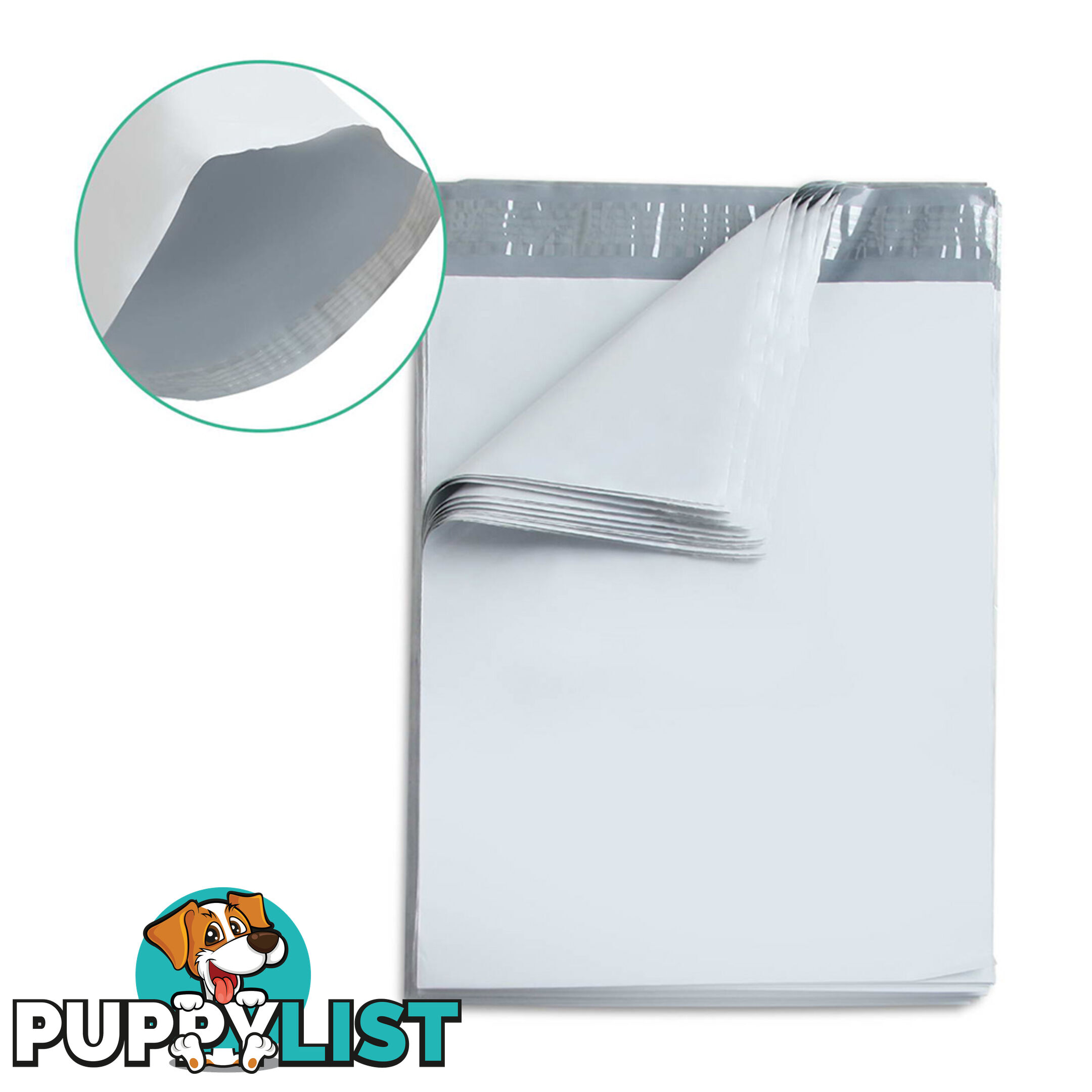 Set of 200 Poly Mailer Bags - 225 x 330mm