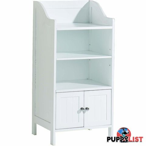 Grace 2 Door Deluxe Cupboard in WHITE