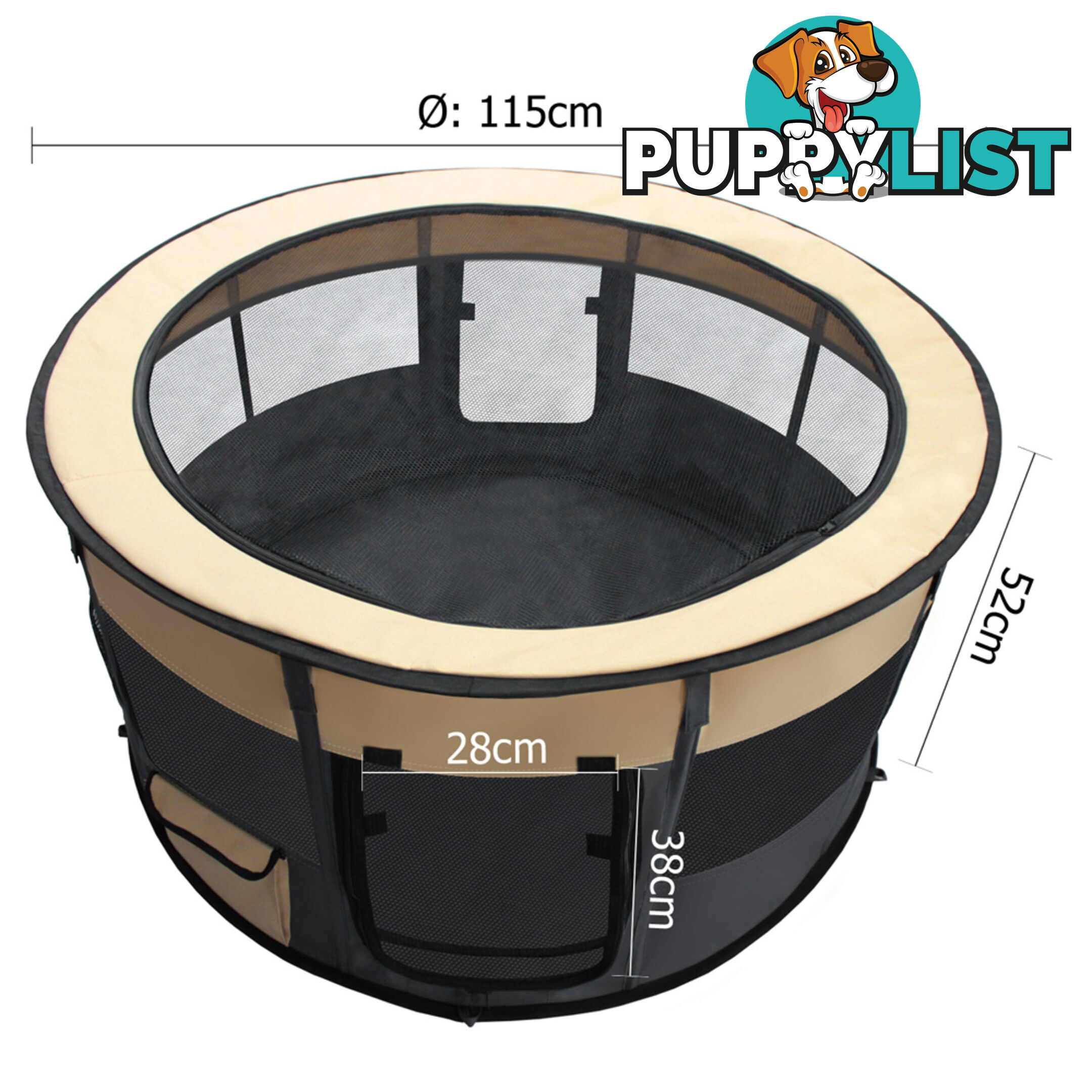 Soft Pet Playpen - Extra Large