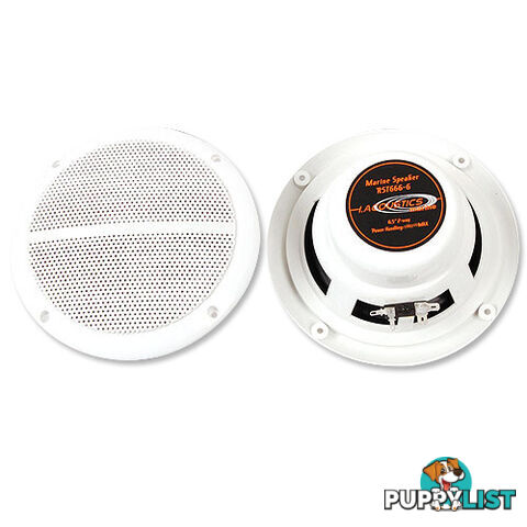 Set of 2 6.5 inch 2-Way Outdoor Boat Waterproof Marine Speaker