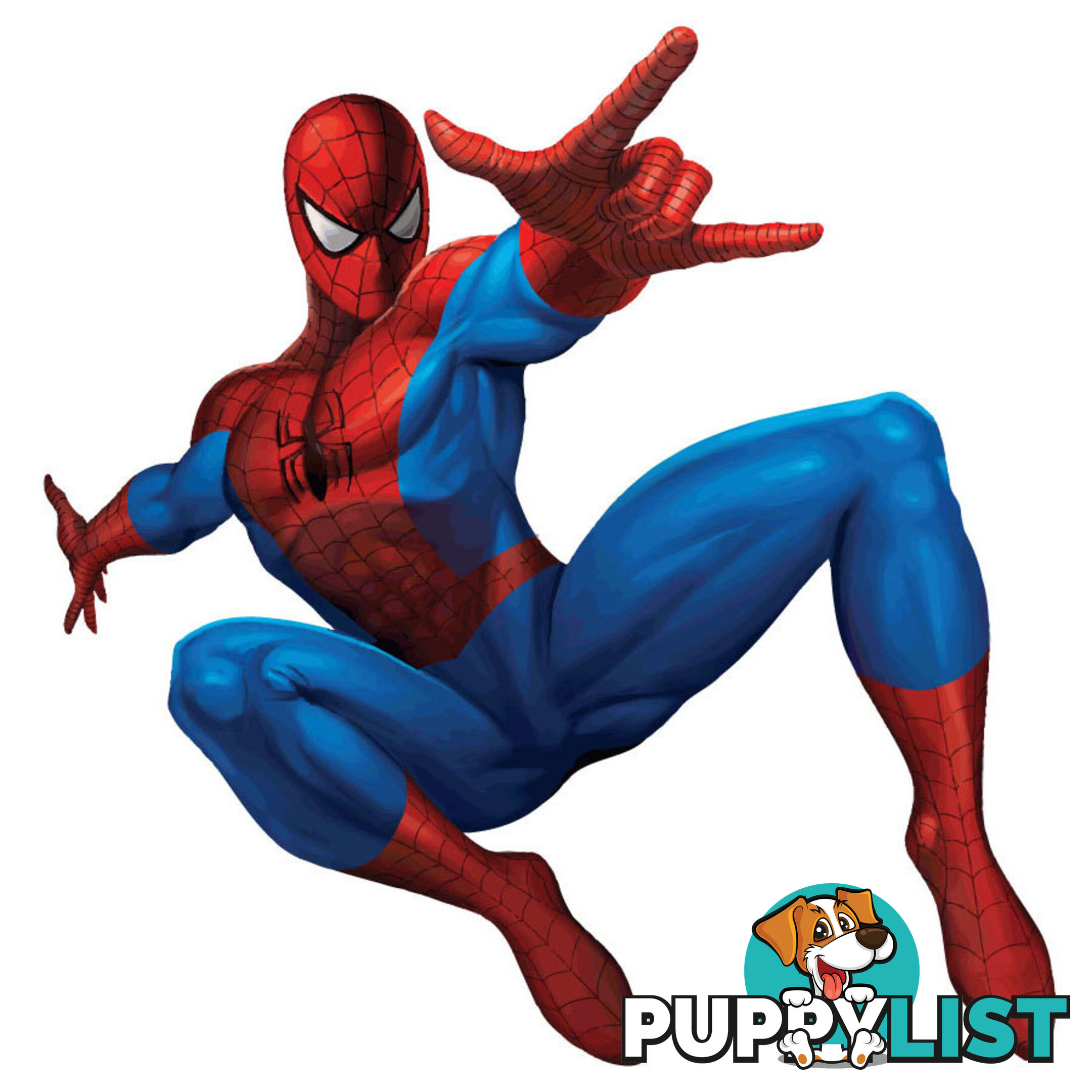 10 X Spiderman Wall Sticker - Totally Movable