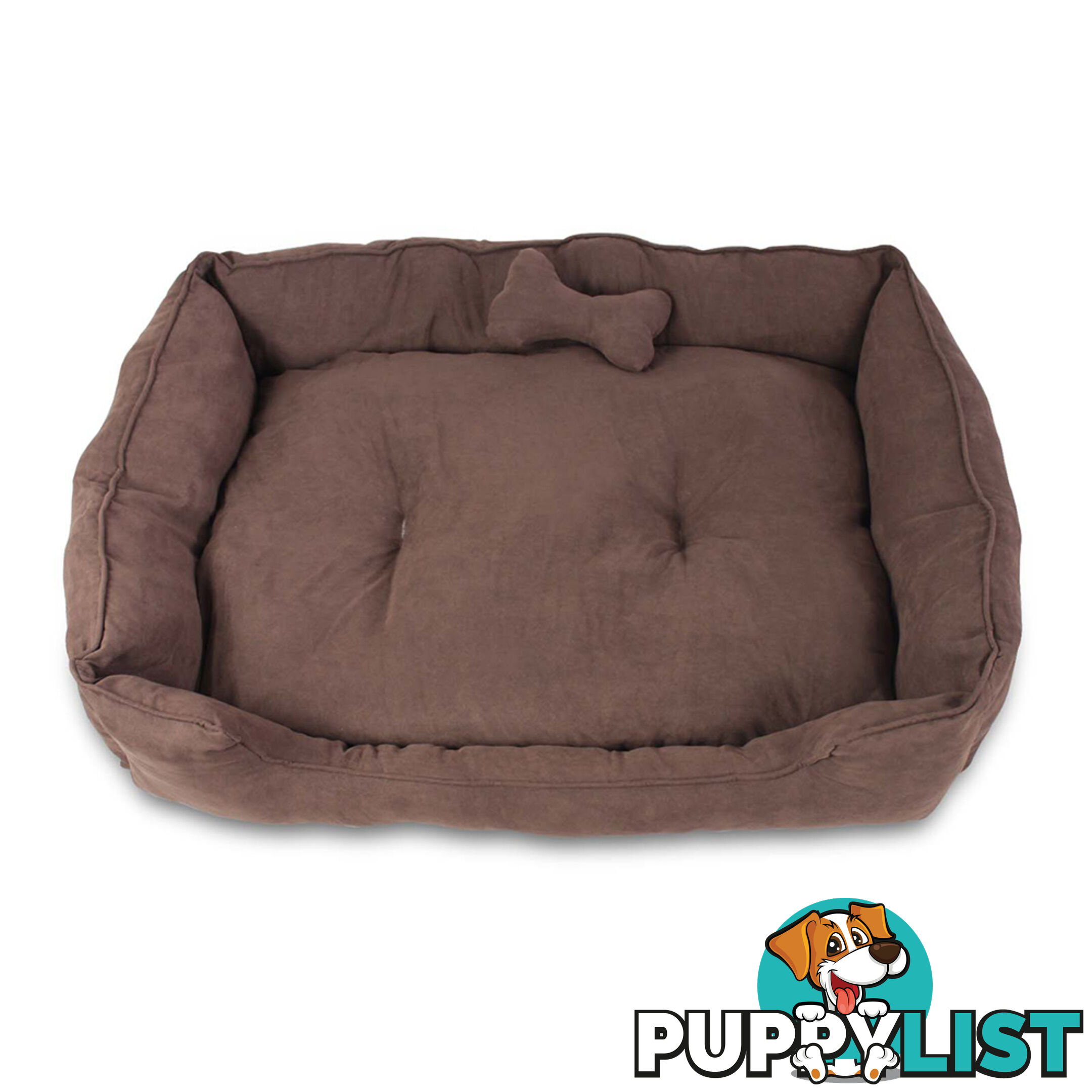 Faux Suede Washable Dog Bed - Extra Large