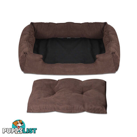 Faux Suede Washable Dog Bed - Extra Large