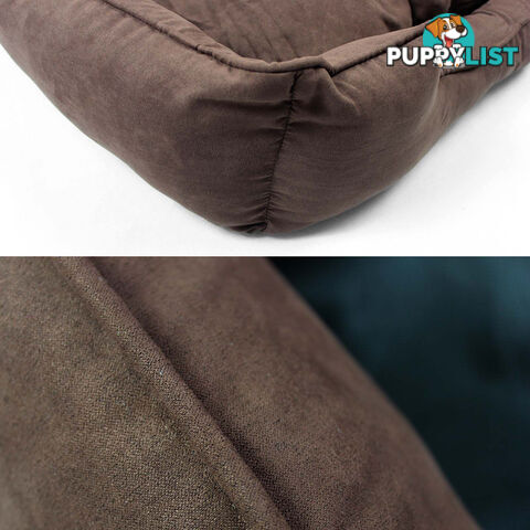 Faux Suede Washable Dog Bed - Extra Large