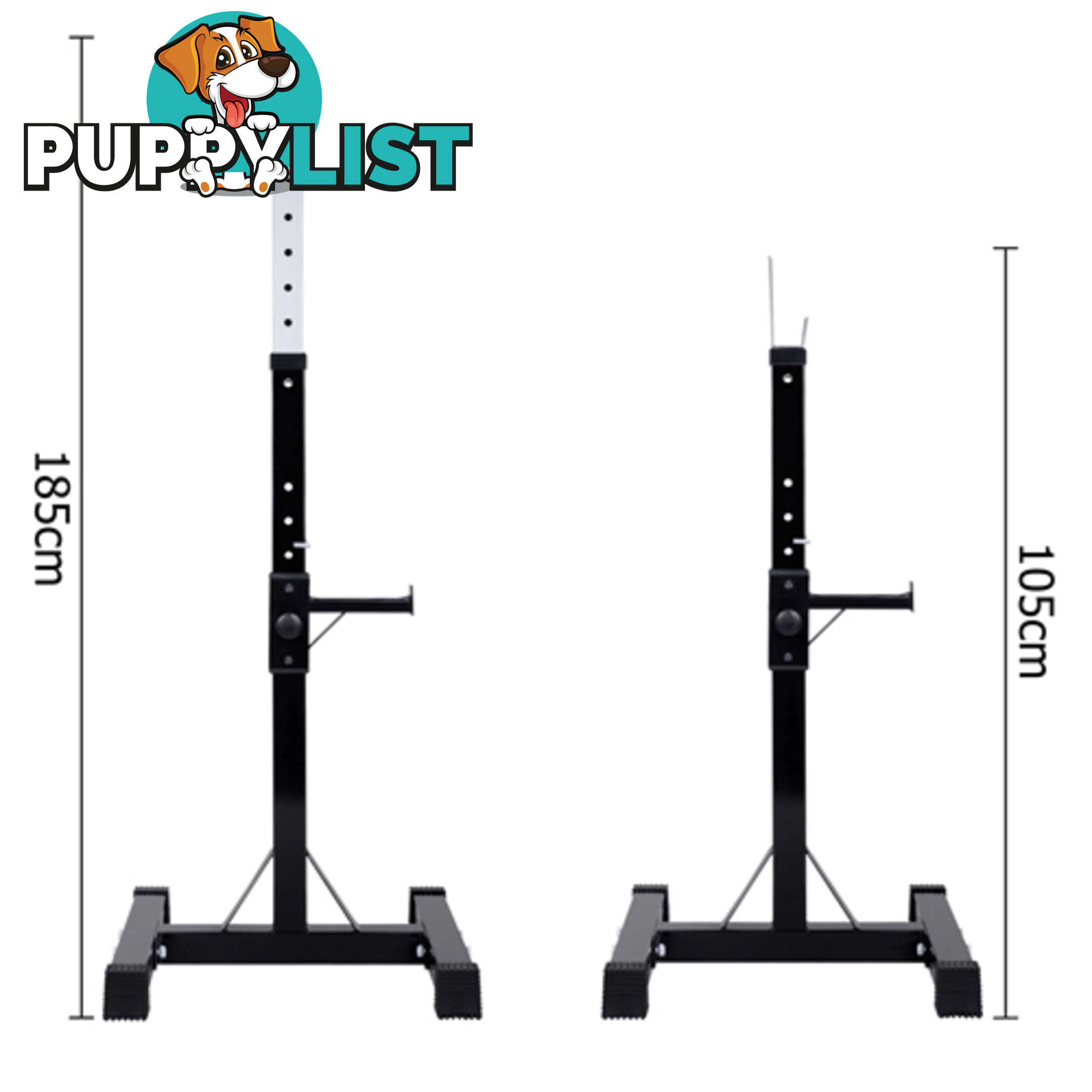 Squat Rack Bench Press Weight Lifting Stand Fitness