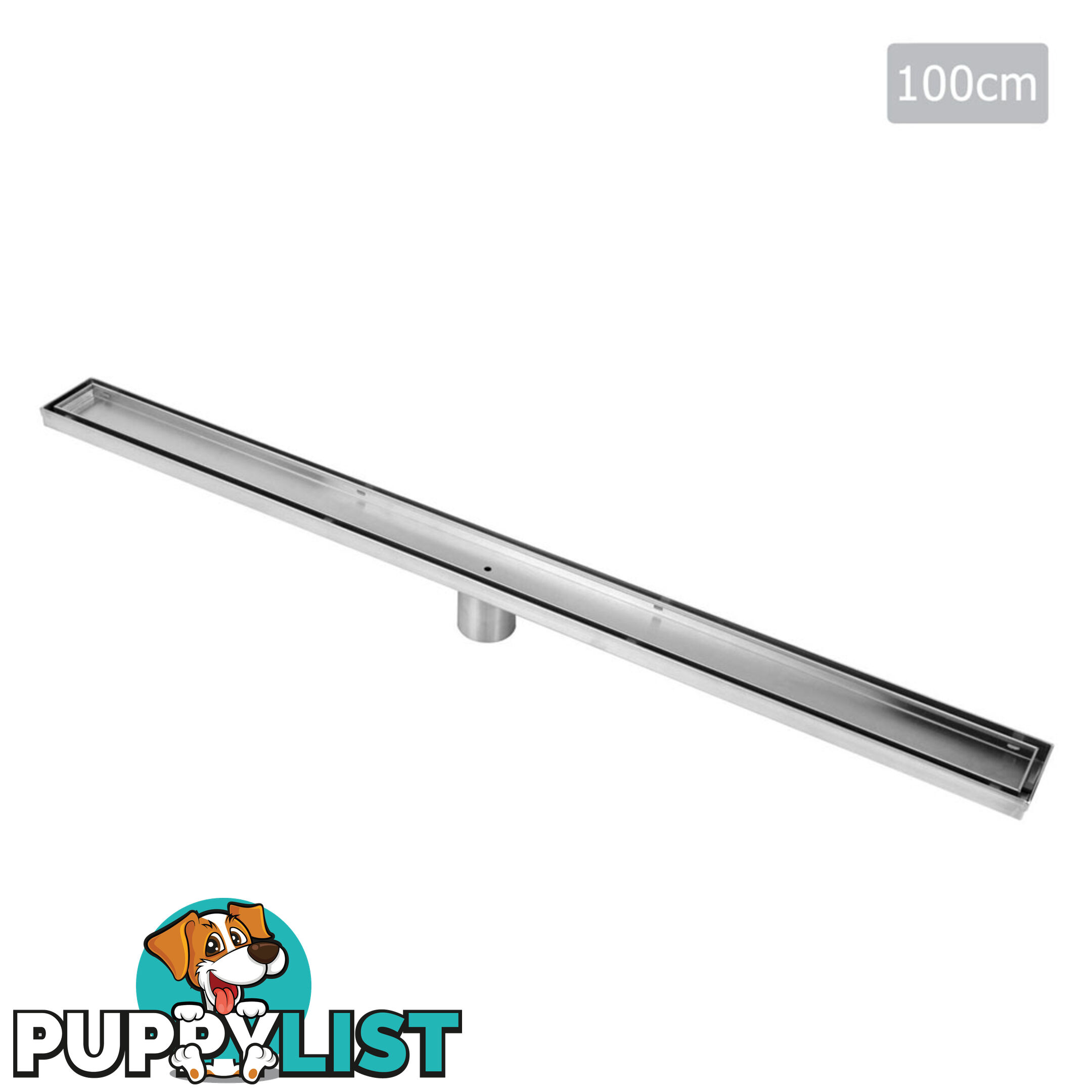 Tile Insert Stainless Steel Shower Grate Drain Floor Bathroom 1000mm