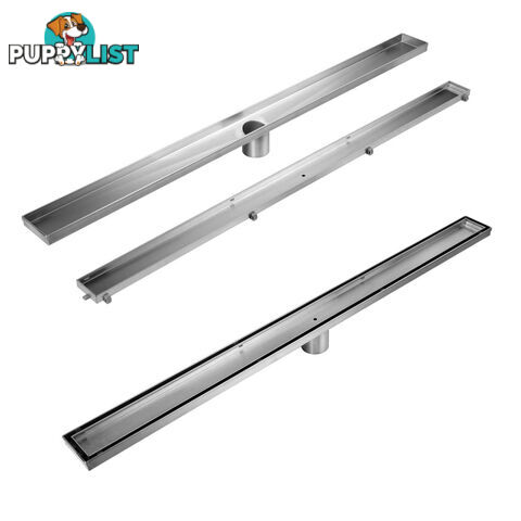 Tile Insert Stainless Steel Shower Grate Drain Floor Bathroom 1000mm