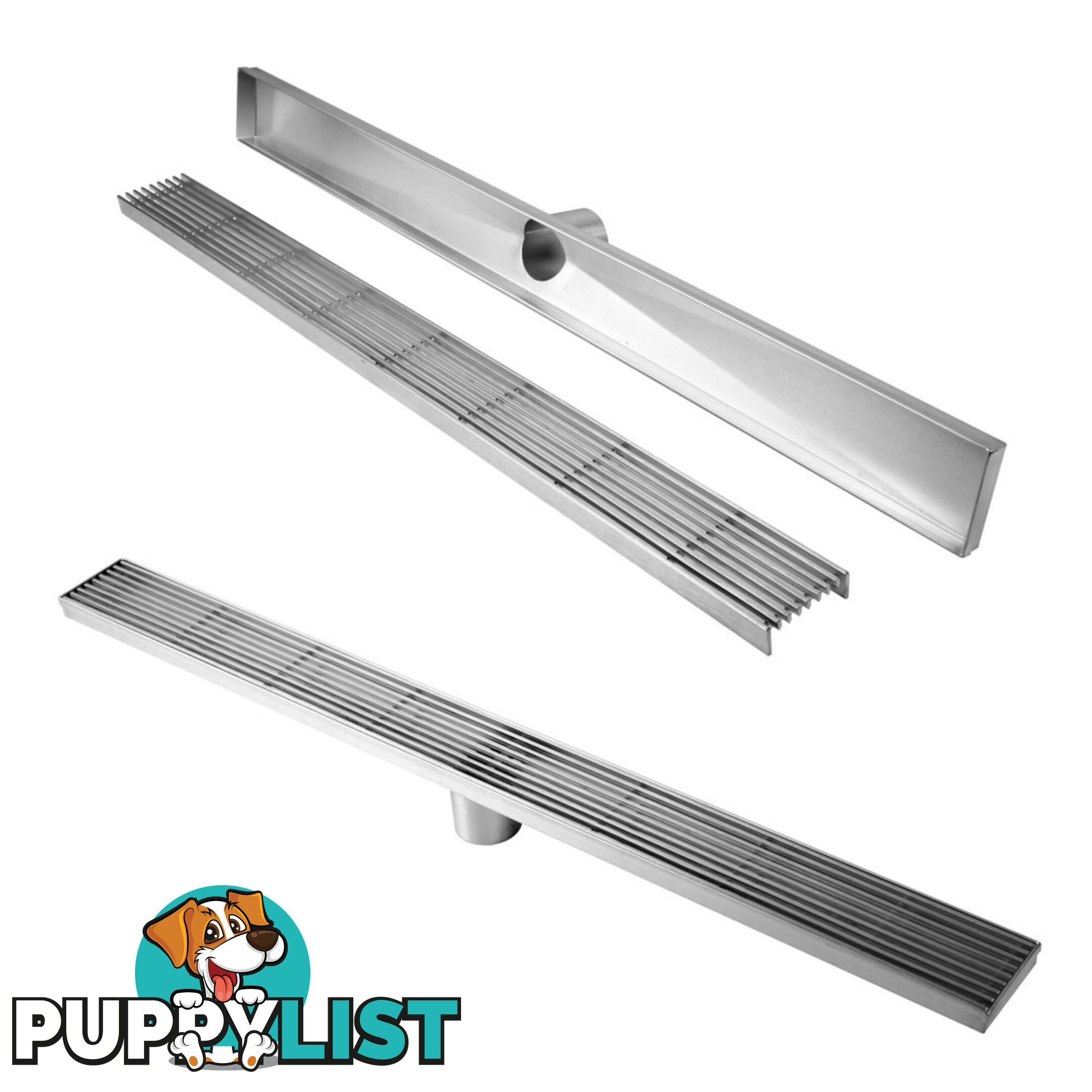 Heelguard Stainless Steel Shower Grate Drain Floor Bathroom 800mm